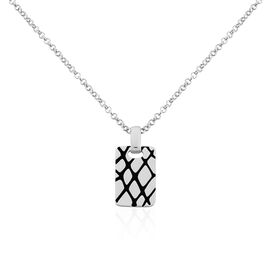 Herren Halskette Silber 925 Dog Tag Gravur - Ketten ohne Stein Herren | OROVIVO