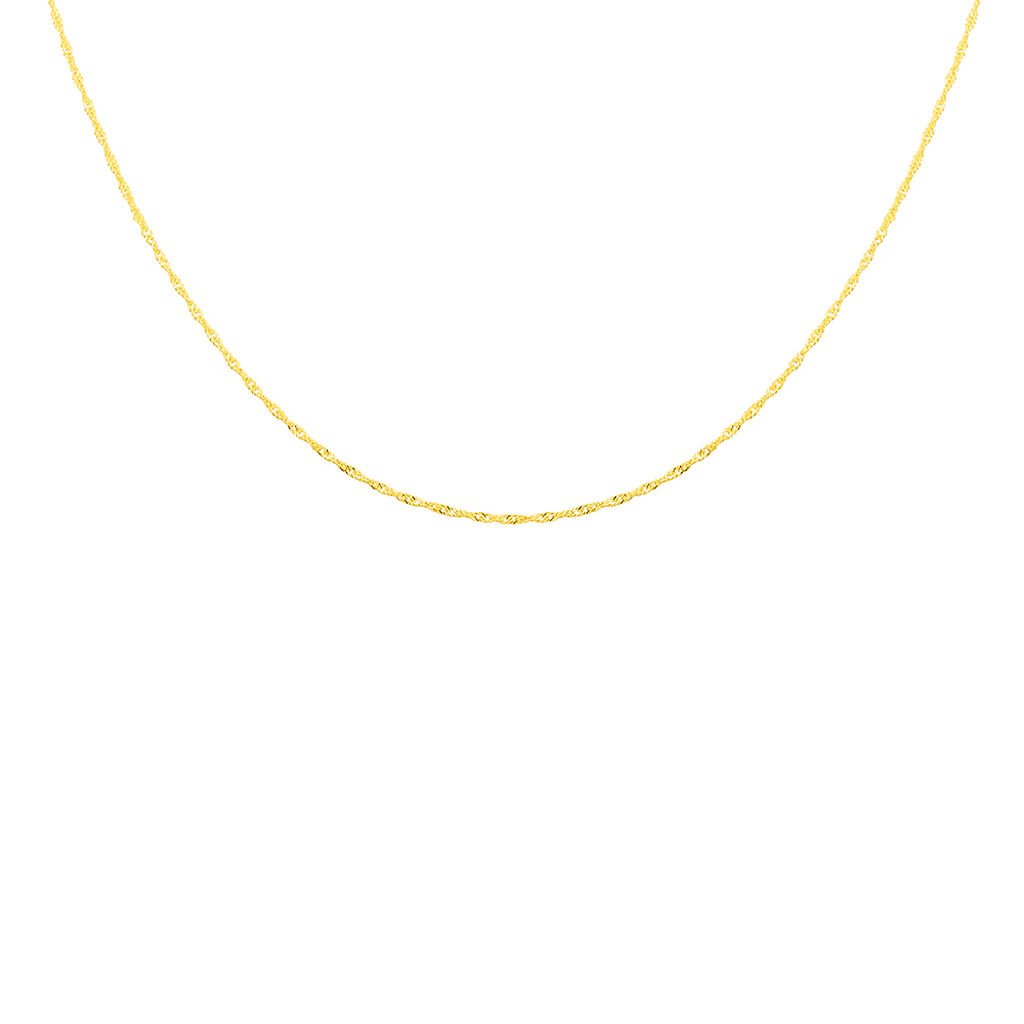 Damen Singapurkette Gold 585  - Halsketten Damen | OROVIVO