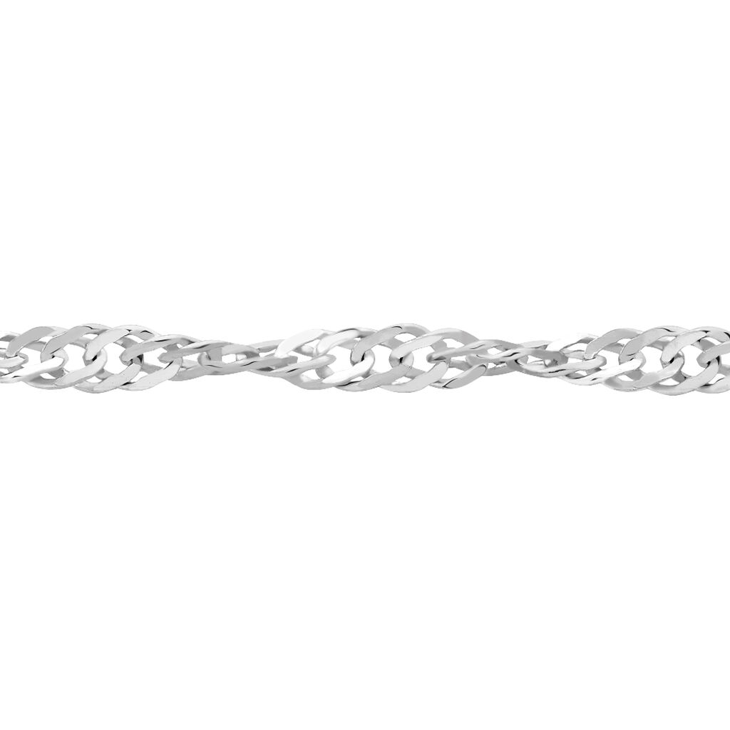 SINGAPUR 3 Damen Kette Wei&szlig;gold 375 (9 Karat)