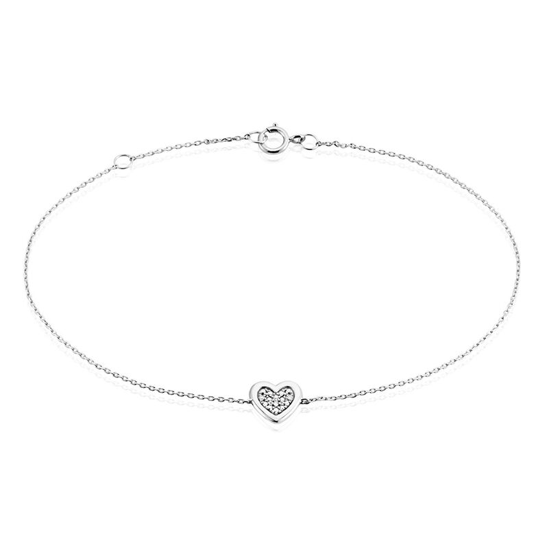 Bracelet Or Weiss Abidan Diamants - Spannringe Damen | OROVIVO