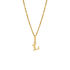 ALPHABET Unisex Anh&auml;nger Gold 375 (9 Karat) Buchstabe L