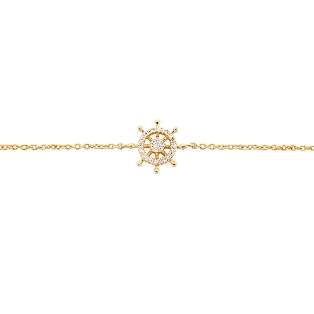 Armband Vergoldet Gelb Flavia - Spannringe Damen | OROVIVO