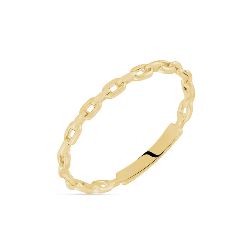 Bague Plaqué Or Jaune Ingo - Spannringe Damen | OROVIVO