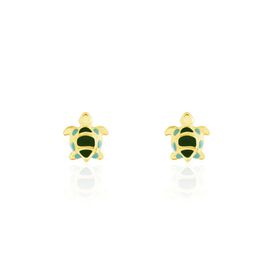 Ohrstecker Gold 375 Schildkröte Vaike - Ohrstecker Kinder | OROVIVO
