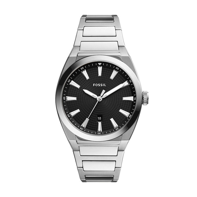 Montre Fossil Everett 3 Hand Noir - Spannringe Herren | OROVIVO
