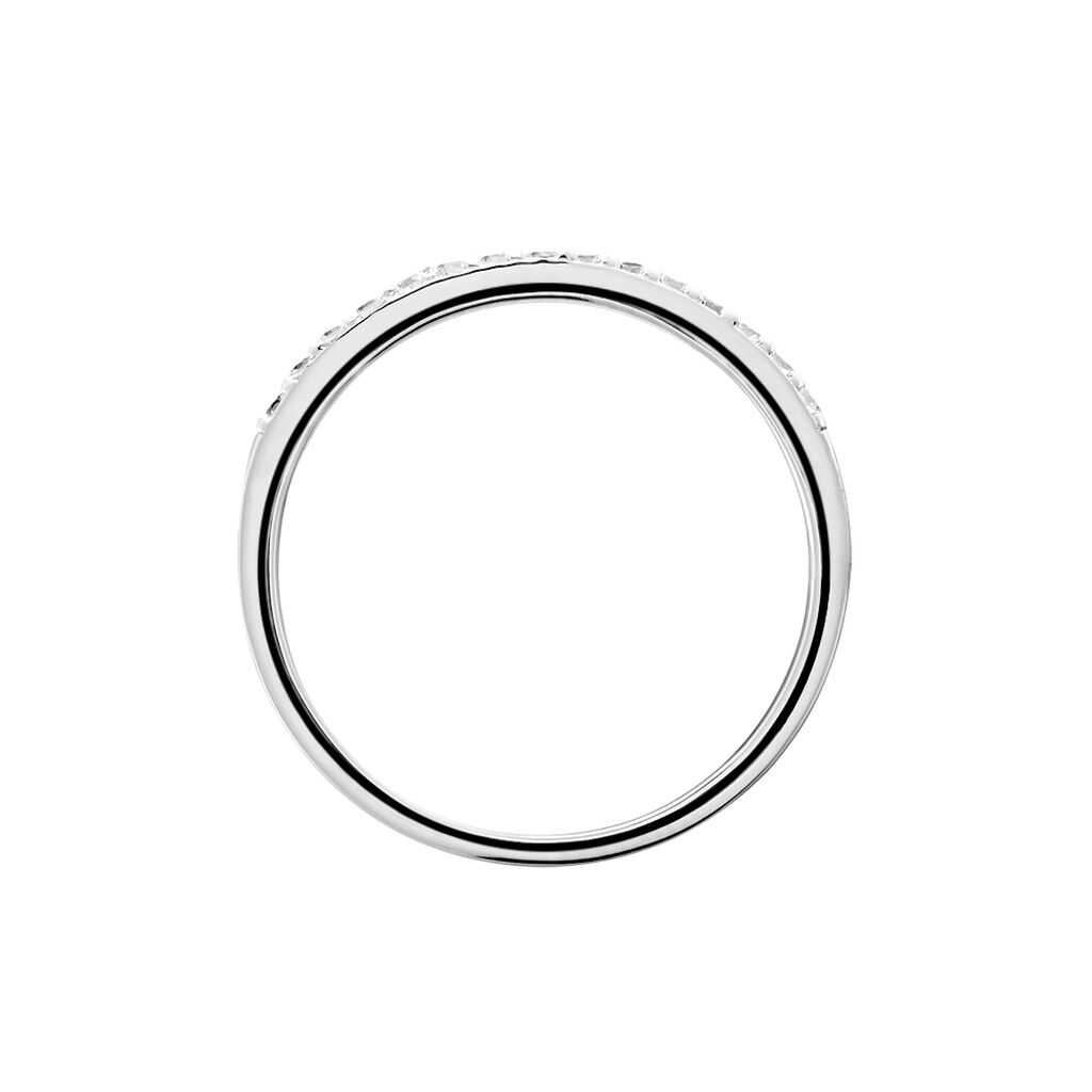 MIRA Damen Ring Silber 925 Zirkonia Wei&szlig; 0,220 ct B 1,59 mm