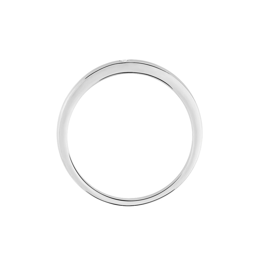 Damen Ring Weißgold 375 Diamant 0,01ct Graz  - Eheringe mit Stein Damen | OROVIVO
