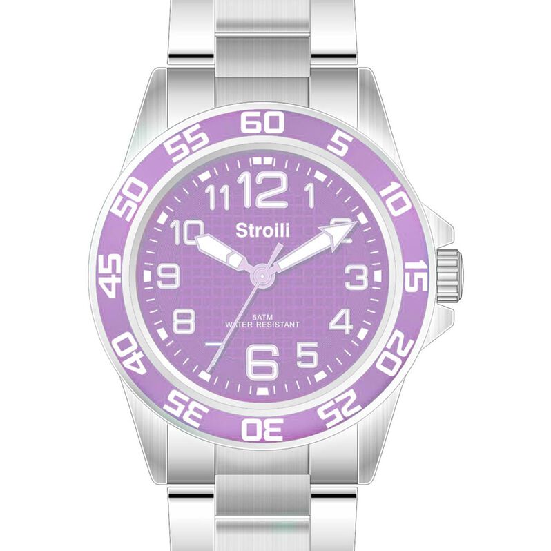 Solo tempo Boy & Girl con cassa e bracciale in acciaio - Spannringe Kinder | OROVIVO