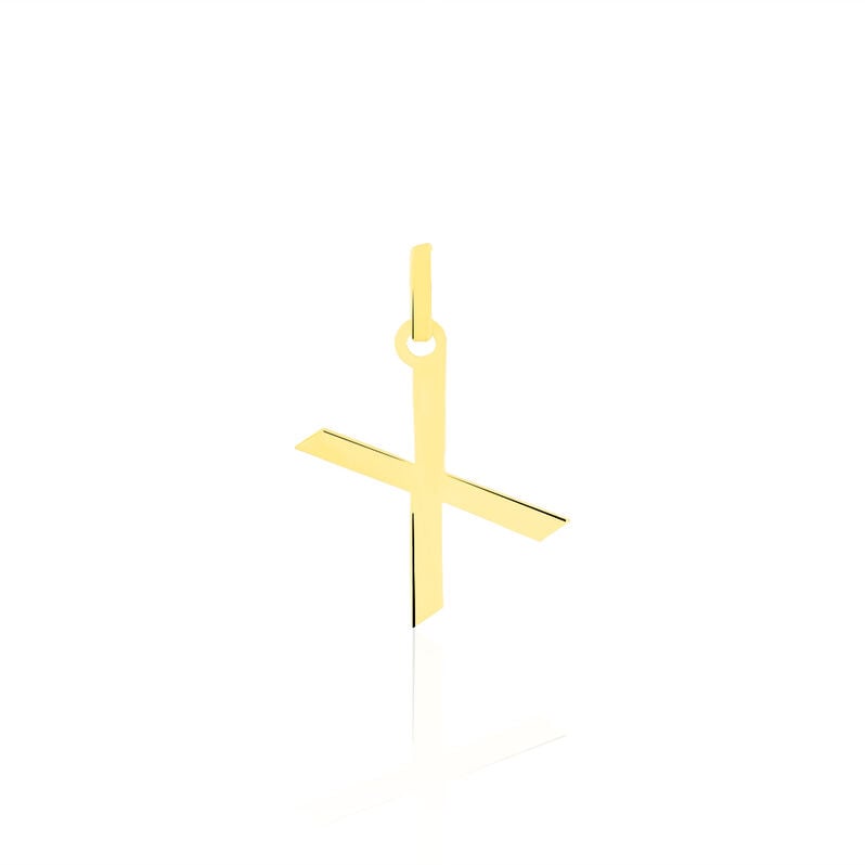 Pendentif Or Jaune Faviola Lettre X - Spannringe Familie | OROVIVO