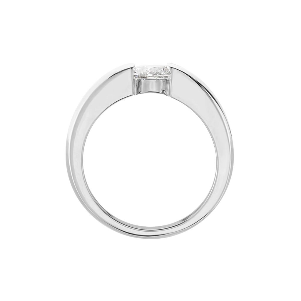 Damen Ring Weißgold 750 synthetischer Diamant 0,41ct Orchestra  - Verlobungsringe Damen | OROVIVO