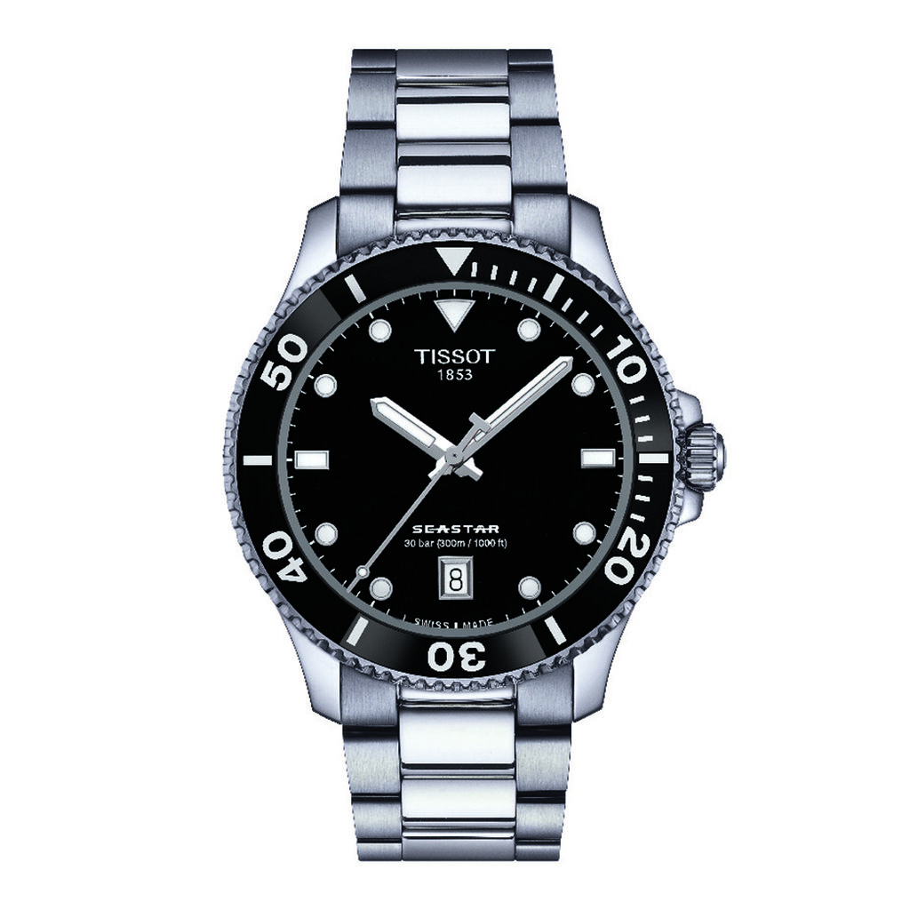 TISSOT Unisexuhr Tissot Seastar T1204101105100 Quarz
