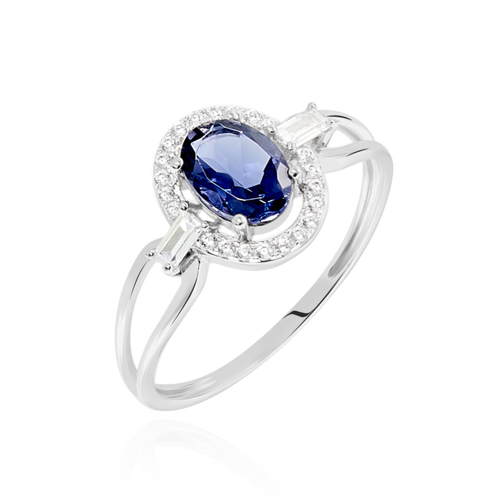 Bague Or Weiss Dally Iolite Oxydes - Spannringe Damen | OROVIVO
