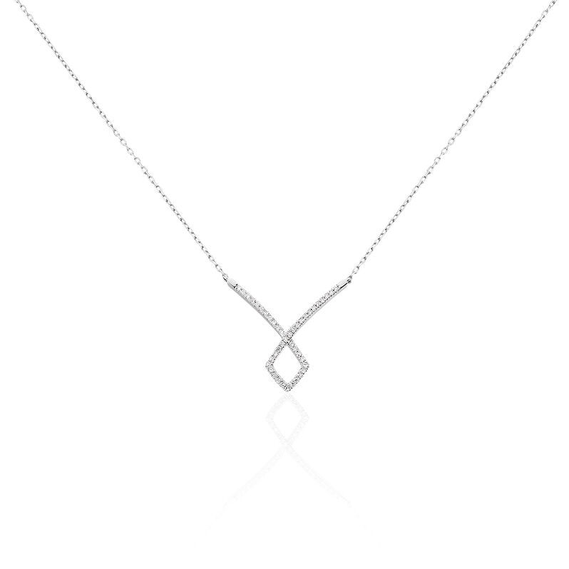Collier Or Weiss Mia Diamants - Spannringe Damen | OROVIVO