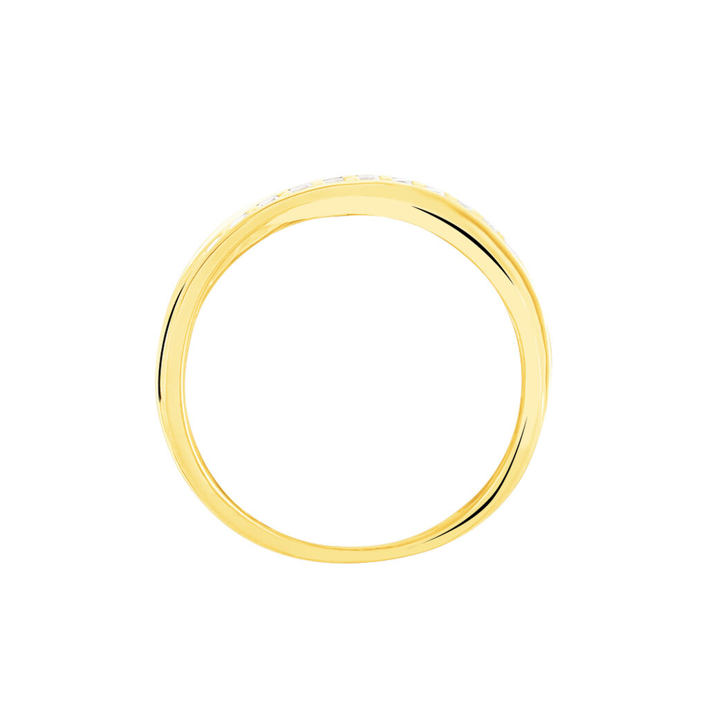Damenring Gold 375 Zirkonia  - Ringe mit Stein Damen | OROVIVO