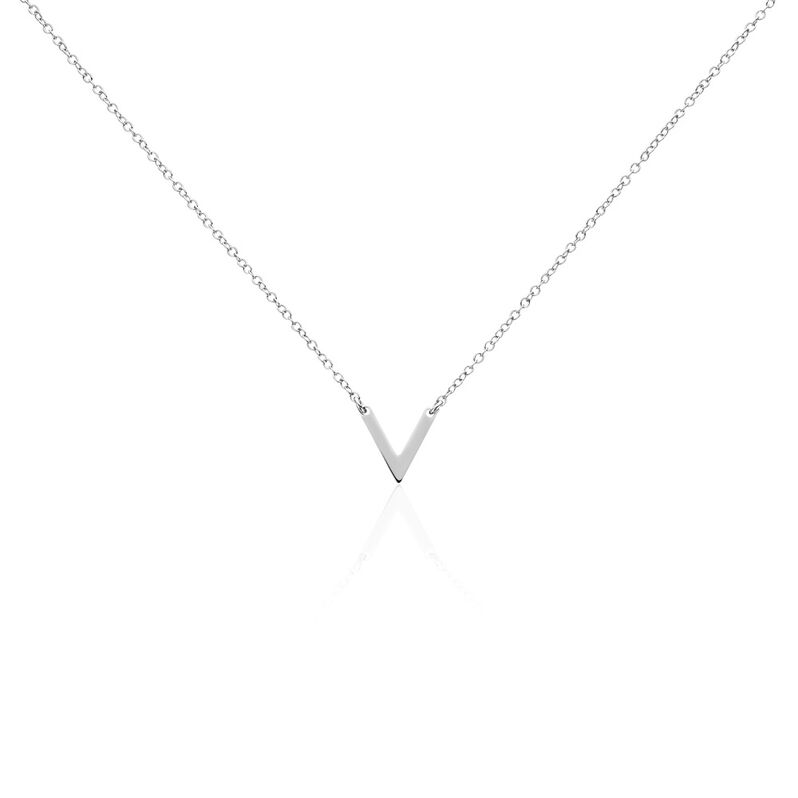 Collier Velda Argent Weiss - Spannringe Damen | OROVIVO