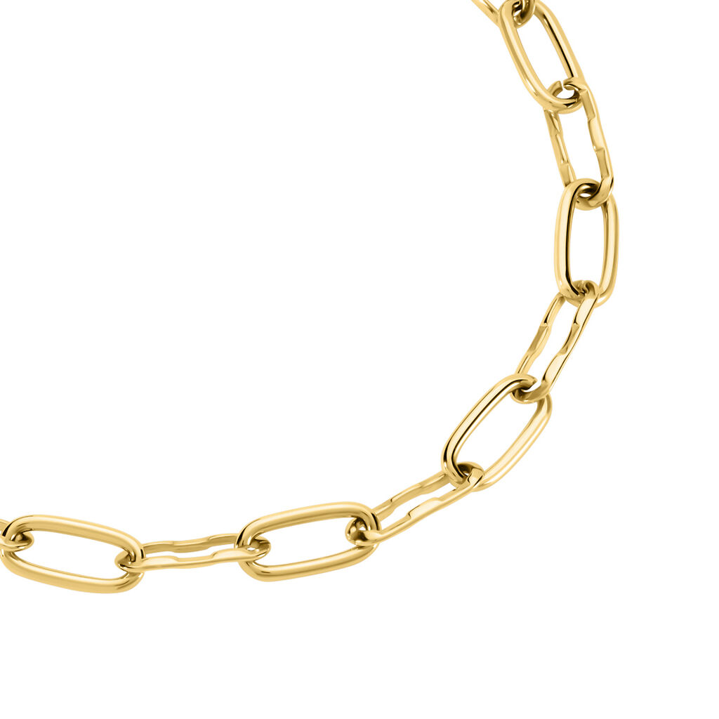 THREN Damen Kette Edelstahl vergoldet B 8 mm - Halsketten Damen | OROVIVO