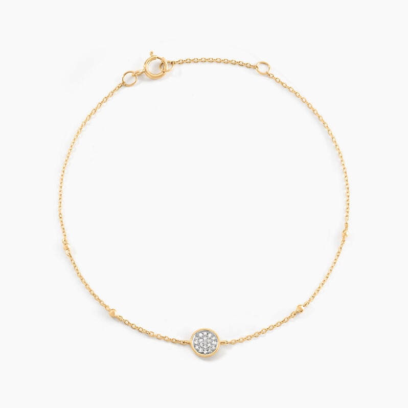 Bracelet Melisane Or Jaune Diamant - Spannringe Damen | OROVIVO