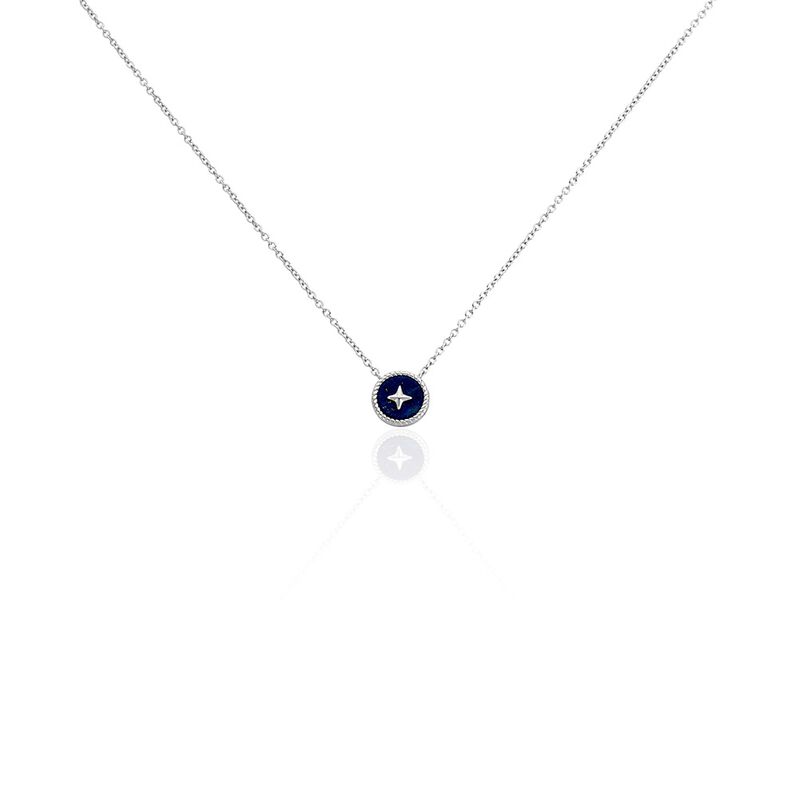 Collier Izarra Argent Weiss Lapis Lazuli - Spannringe Damen | OROVIVO