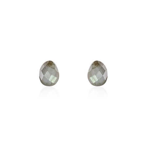 Damen Ohrstecker Silber 925 vergoldet Labradorit - Ohrstecker Damen | OROVIVO
