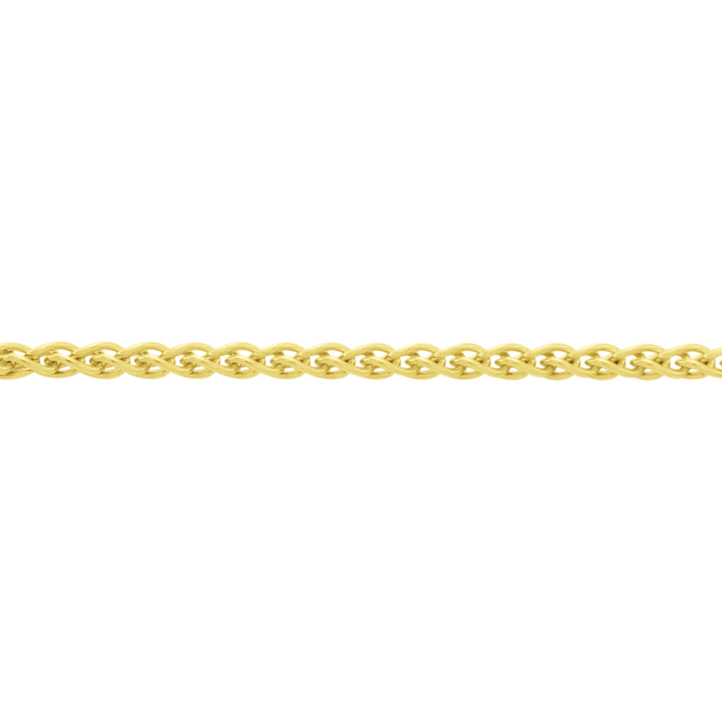 Unisex Zopfkette Gold 375  - Halsketten Unisex | OROVIVO