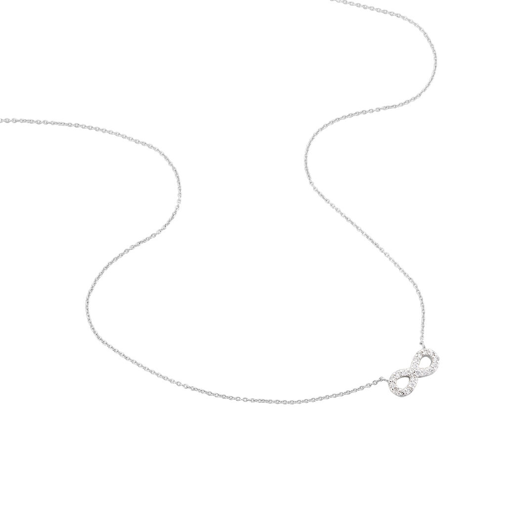Damen Halskette Silber 925 Zirkonia Inifinity - Halsketten Damen | OROVIVO