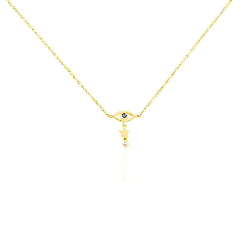Collier Ndeye Argent Jaune Oxyde De Zirconium - Spannringe Damen | OROVIVO
