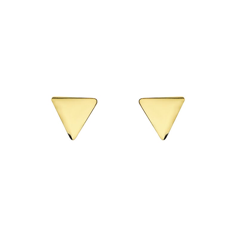 Boucles D'oreilles Or Jaune Line - Spannringe Damen | OROVIVO