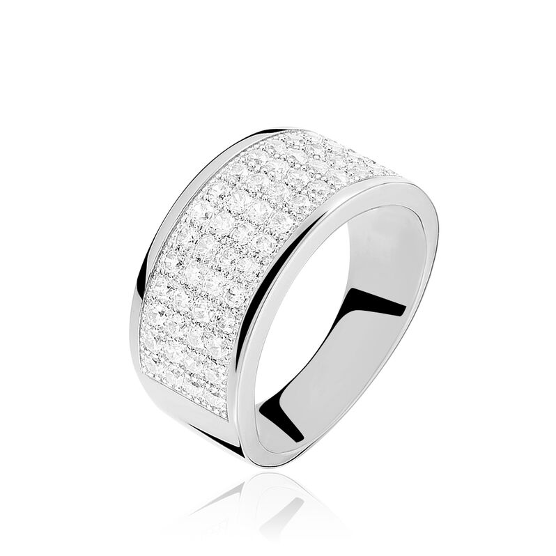 Bague Argent Cecelia Oxyde - Spannringe Damen | OROVIVO