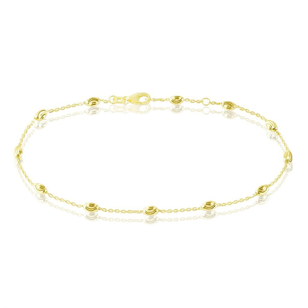 Damen Fußkettchen Silber 925 Gold vergoldet Perlen - Fußketten Damen | OROVIVO
