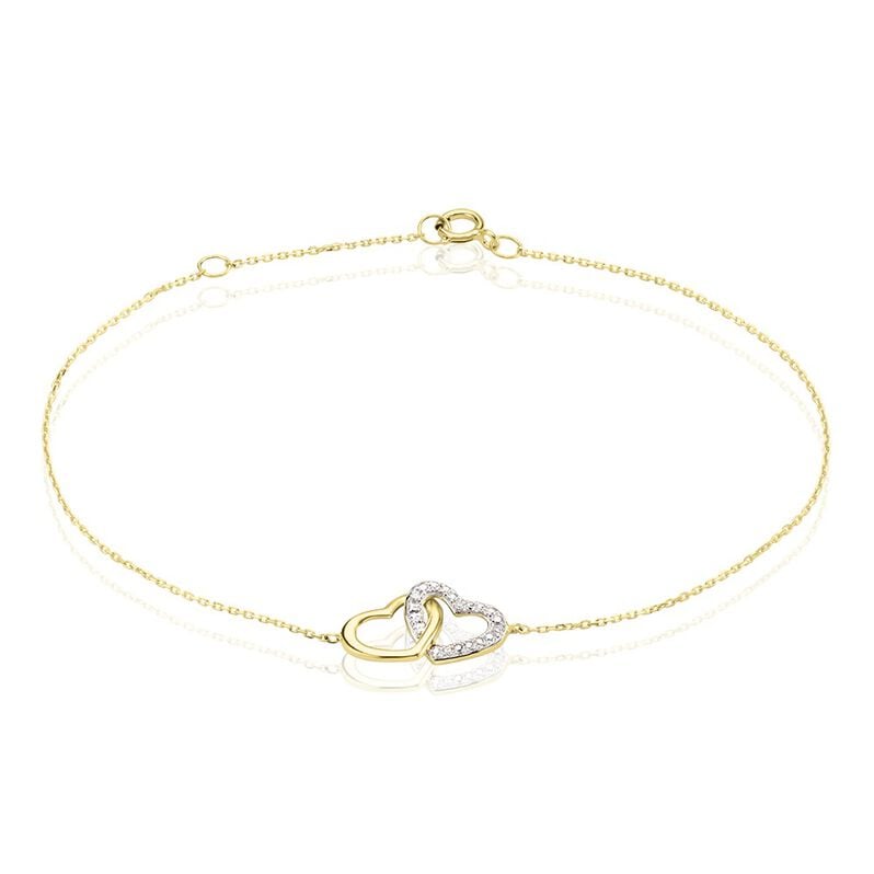 Bracciale Sophia Oro Giallo Diamante - Spannringe Damen | OROVIVO