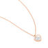 DOTTI Damen Collier Rosegold 375 (9 Karat) Zirkonia Weiß 0,8 ct Herz