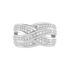 Damen Ring Silber 925 Zirkonia Wei&szlig; 0,3 ct