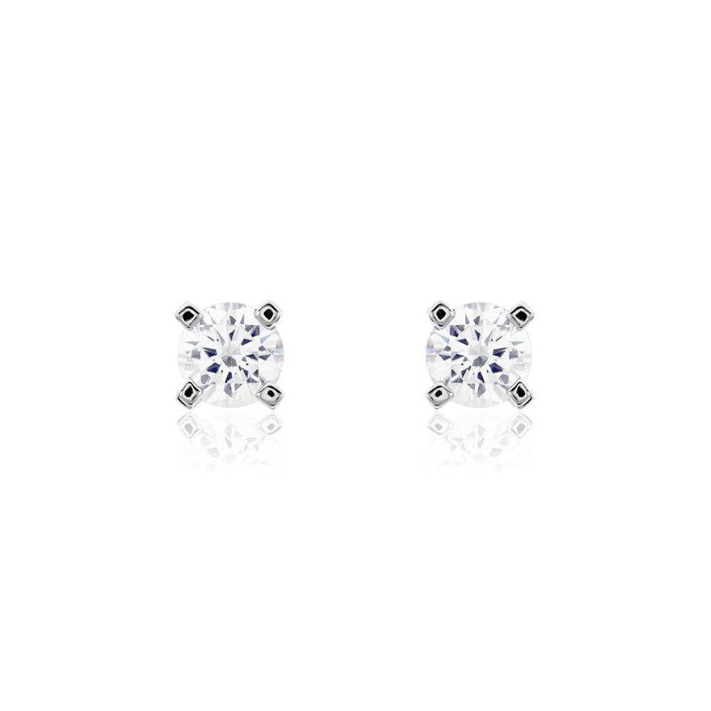 Damen Ohrstecker Silber 925 Zirkonia Lennja  - Ohrstecker Damen | OROVIVO