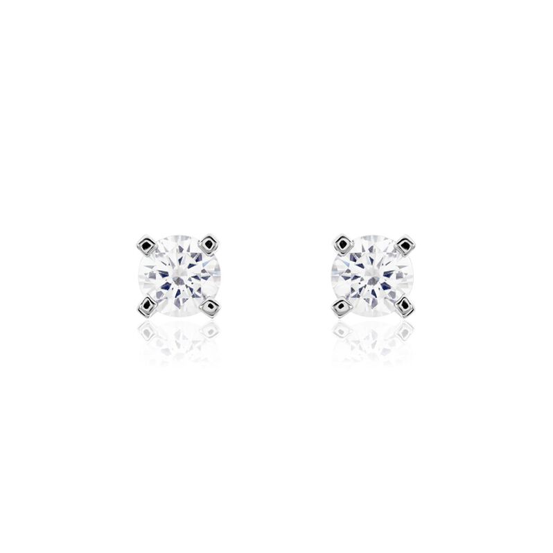 Damen Ohrstecker Silber 925 Zirkonia Lennja  - Ohrstecker Damen | OROVIVO