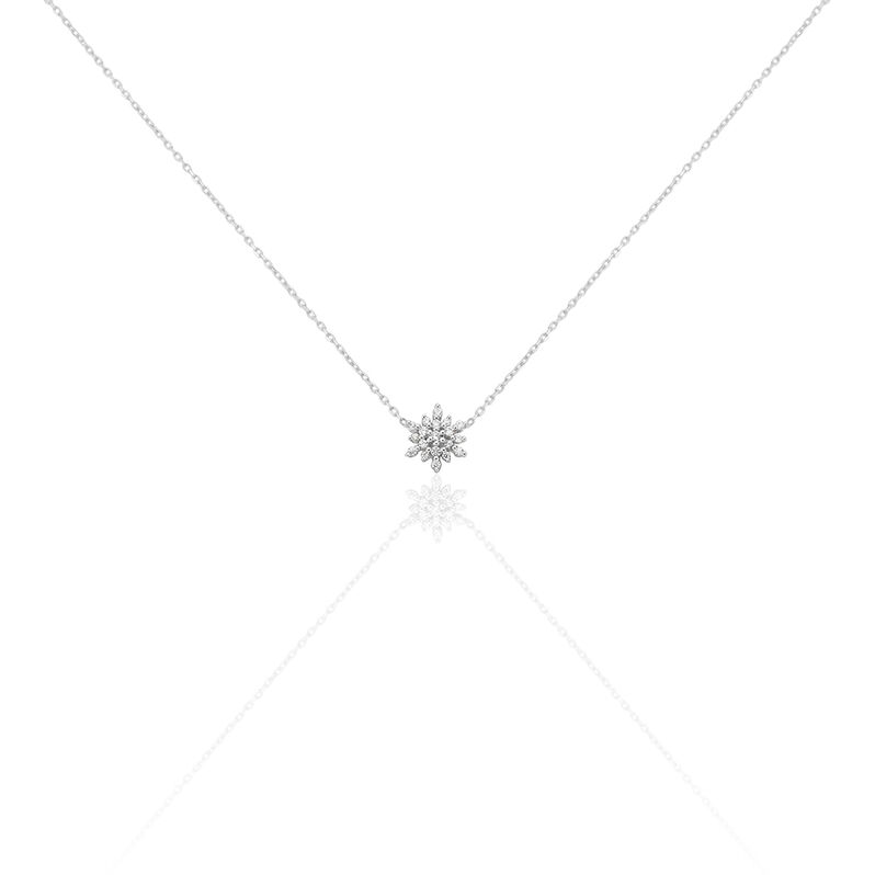 Collier Or Weiss Anelya Oxydes - Spannringe Damen | OROVIVO