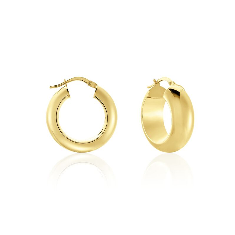 CHARLIZE Damen Creolen Gold 375 (9 Karat) - Creolen Damen | OROVIVO