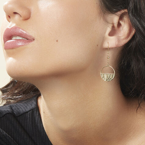 Damen Ohrhängher Lang Silber 925 Vergoldet - Ohrringe mit Stein Damen | OROVIVO