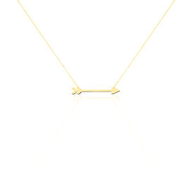 Damen Halskette Gold 375 Pfeil - Ketten mit Anhänger Damen | OROVIVO