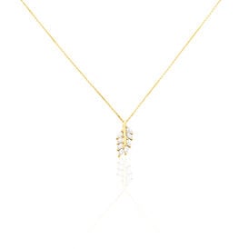 Damen Halskette Gold 375 Zirkonia - Ketten mit Anhänger  | OROVIVO