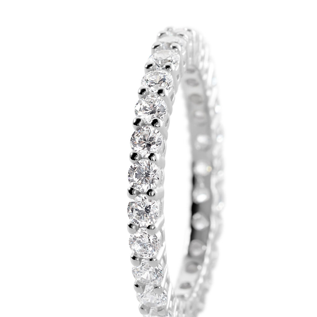 CAELIS Damen Ring Silber 925 Zirkonia Wei&szlig; 0,63 ct