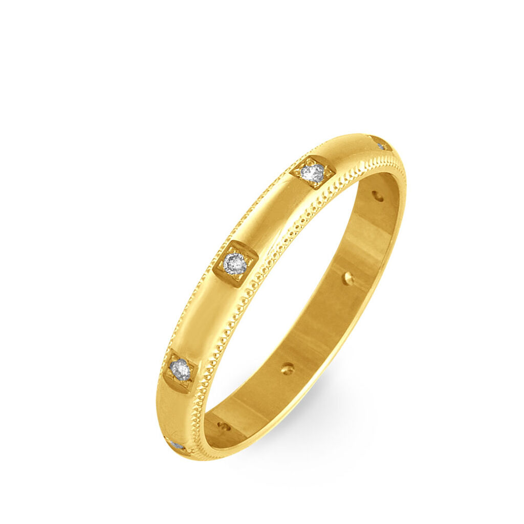 Alliance Amore Or Jaune Diamant - Spannringe Damen | OROVIVO
