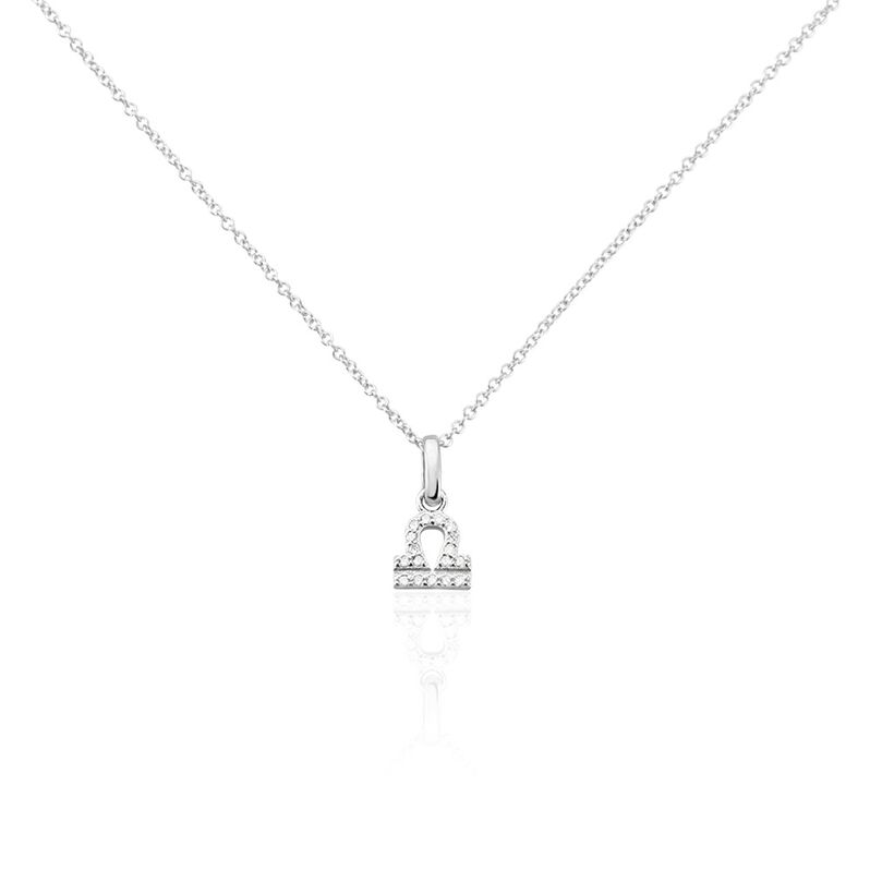 Collier Astra Argent Weiss Oxyde De Zirconium - Spannringe Damen | OROVIVO