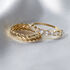 CROISSANT Damen Ring Gold 375 (9 Karat) B 4,8 mm