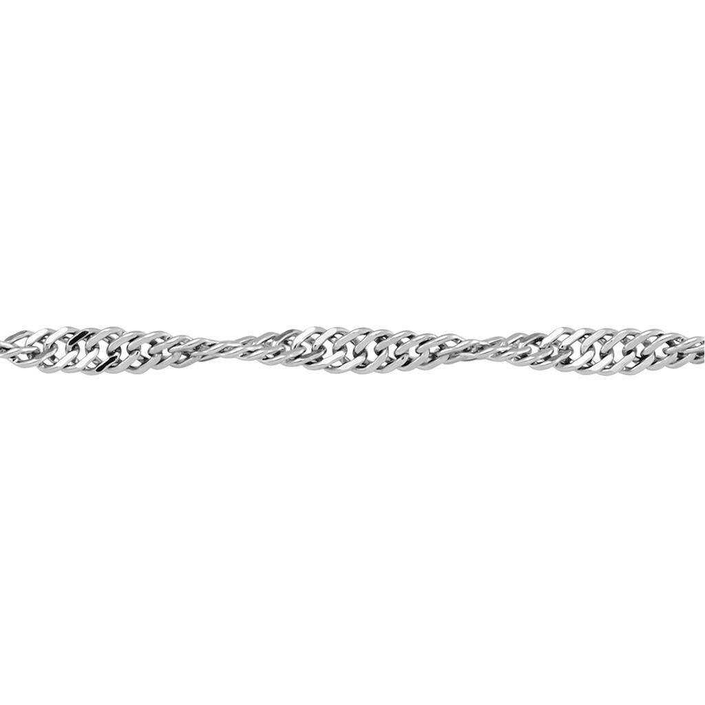 Damen Singapurkette Silber 925 38cm