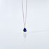 TALIDA Damen Collier Silber 925 Zirkonia Blau