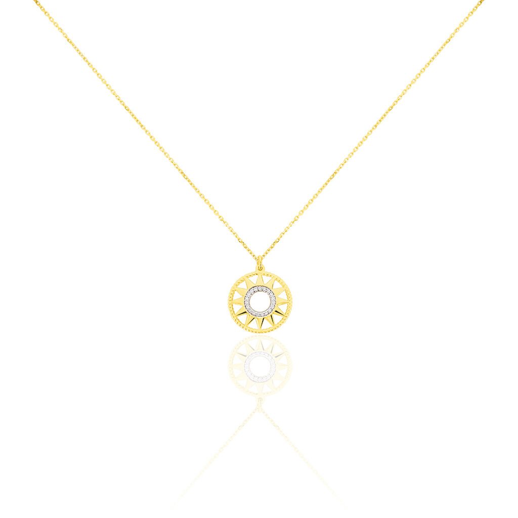 Collier Or Jaune Thallya Oxydes - Spannringe Damen | OROVIVO