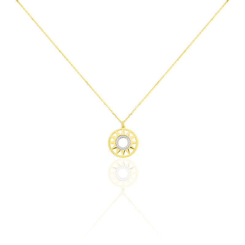 Collier Or Jaune Thallya Oxydes - Spannringe Damen | OROVIVO
