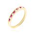 Carol Damen Ring Gold 585 (14 Karat) Rubin Rot 0,31 ct