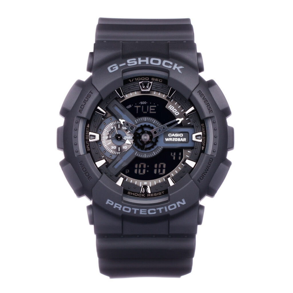CASIO G-SHOCK Herrenuhr GA-110-1BER Quarz Digital, Uhr ohne Stein