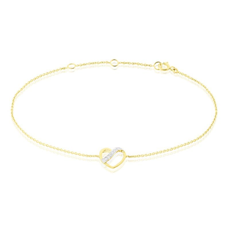 Bracciale Sophia Oro Giallo Diamante - Spannringe Damen | OROVIVO